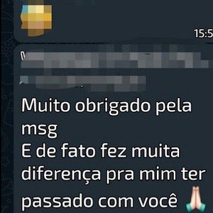 Agradecimentos ao Dr. Paulo Pereira pela melhora significativa dos sintomas através do tratamento com Medicina Integrativa